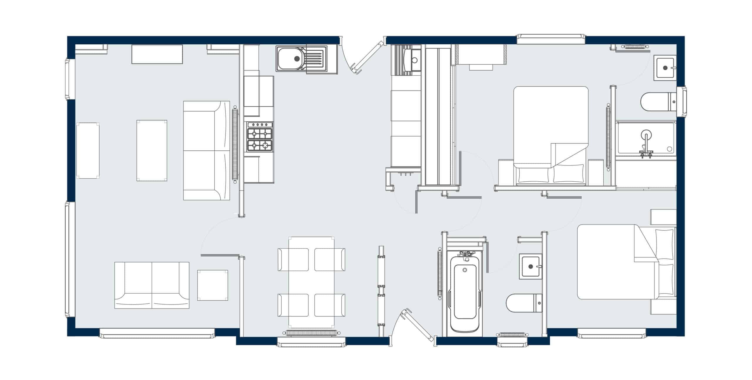 35309 PH The Residence 40x20 Floorplan 01